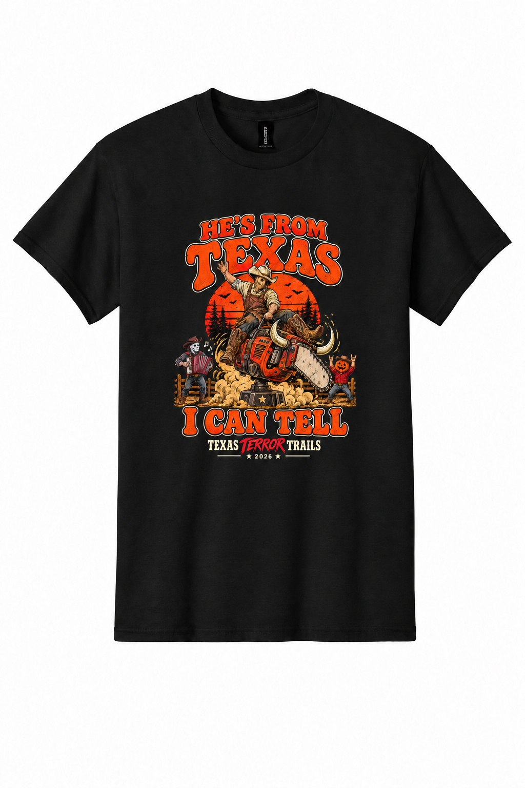 He's From Texas Adult Shirt